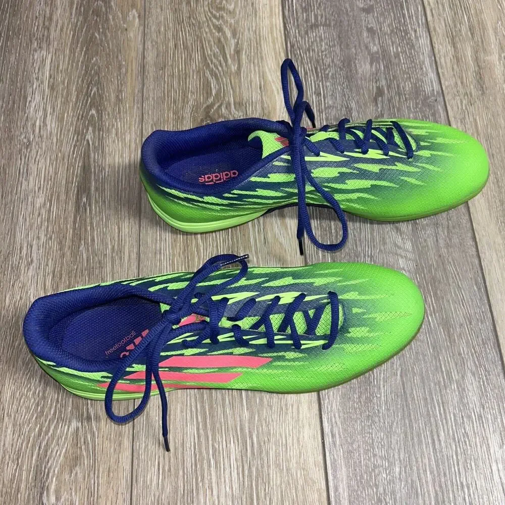Adidas FF Speedtrick M19965 Men's US Size 11 Soccer Shoes Solar Green Solar Pink